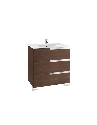 Unik Family (mueble base y lavabo) - 100 cm, Serie Victoria-N , Color Blanco brillo