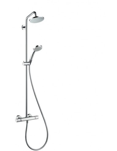 HANSGROHE - Croma 160 1jet Showerpipe termostato ducha visto Ecostat Comfort - 27135000