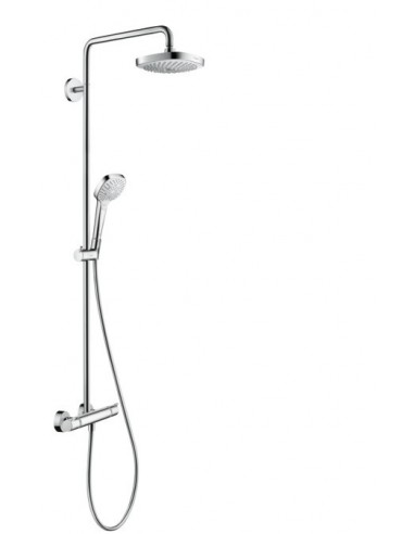 HANSGROHE - Croma Select E 180 2jet Showerpipe termostato ducha visto Ecostat Comfort - 27256400