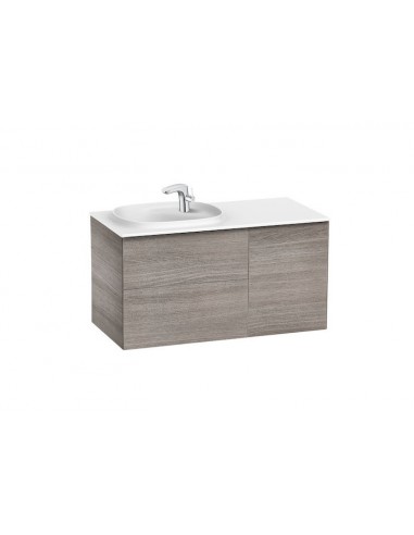 Unik 1000 Beyond. Conjunto mueble de 2 cajones y lavabo Surfex.