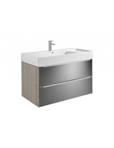 Unik (mueble base y lavabo) - Serie Inspira, 2C, 100 cm,...