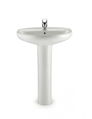 8414329210774 Roca - Pedestal para lavabo de porcelana - Serie Victoria , Color Blanco