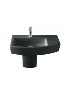 Lavabo asimétrico Hall para semipedestal o sobre encimera... 2