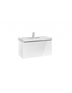 Mueble y lavabo Unik Stratum-N 1100 blanco.