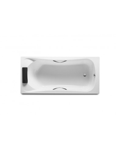 Bañera acrílica rectangular con asas 1700x800 - Serie BeCool , Color Blanco