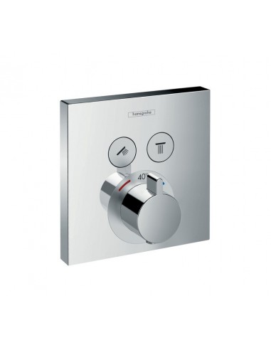 ShowerSelect Termostato empotrado para 2 funciones (llaves de paso) - Hansgrohe