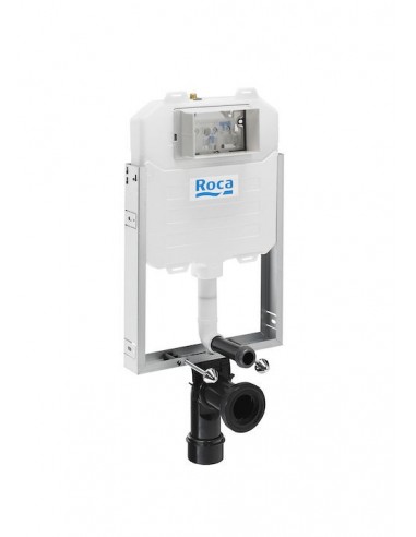 BASIC WC COMPACT- Bastidor con cisterna empotrable compacta con doble descarga para inodoro suspendido.