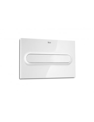 PL1 SINGLE - Placa de accionamiento con descarga única - Serie In-Wall , Color Blanco