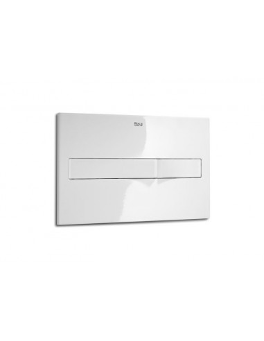 PL2 SINGLE - Placa de accionamiento con descarga única - Serie In-Wall , Color Blanco