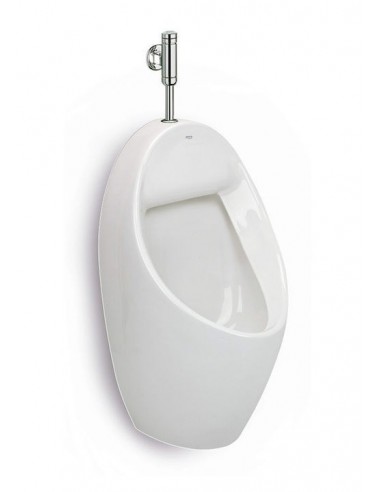 Urinario de porcelana con entrada de agua superior - Serie Euret , Color Blanco