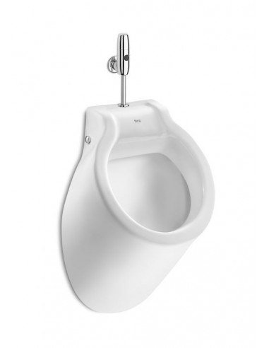 Urinario de porcelana con entrada de agua superior - Serie Spun , Color Blanco