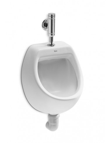 Urinario de porcelana con entrada de agua superior - Serie Mini , Color Blanco
