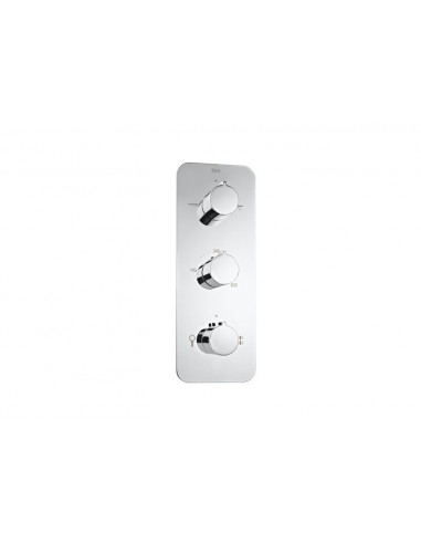 Mezclador termostático empotrable de 4 vías para ducha - Serie Puzzle